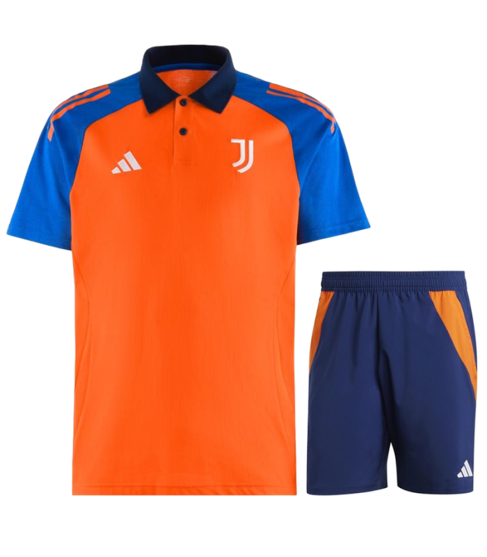 Conjunto Juventus Polo + Pantalón Corto 2024/2025 Entrenamiento