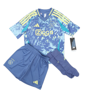 Ajax Amsterdam Trikot Shorts Socken Kleinkind Kinder 2024/2025 Auswärts