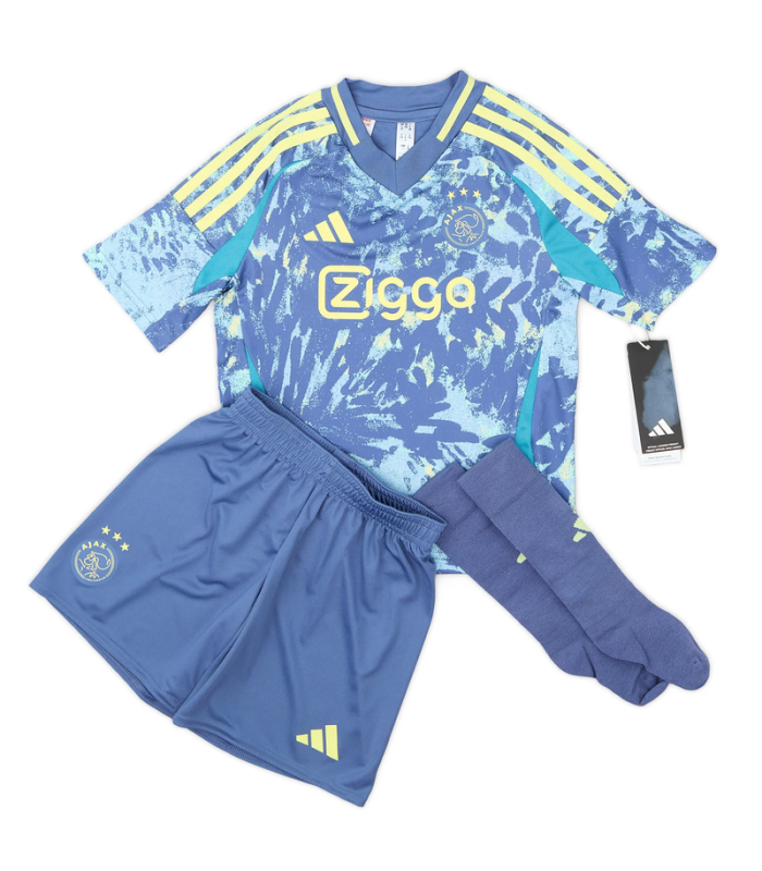 Ajax Amsterdam Kit Shirt Jersey Shorts Socks Little Kids Child 2024/2025 Away