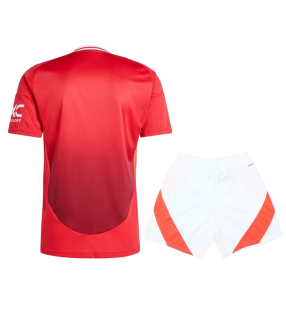 Conjunto Manchester United camiseta y Pantalón Corto 2024/2025 Primera