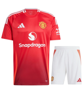 Conjunto Manchester United camiseta y Pantalón Corto 2024/2025 Primera