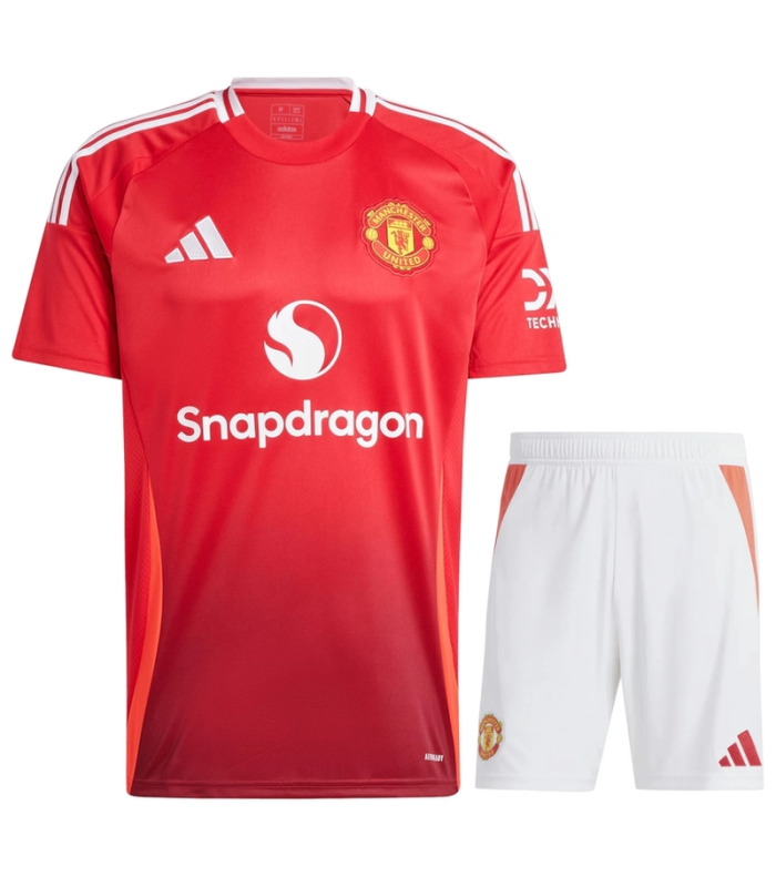 Conjunto Manchester United camiseta y Pantalón Corto 2024/2025 Primera