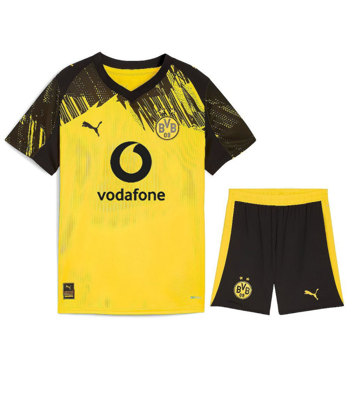  BVB Dortmund Kinder Trikot Short Kit 2025/2026 Heim - Puma