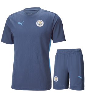 Conjunto Manchester City camiseta y Pantalón Corto 2024/2025 Entrenamiento