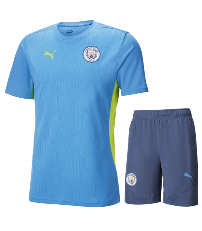 Conjunto Manchester City camiseta y Pantalón Corto 2024/2025 Entrenamiento