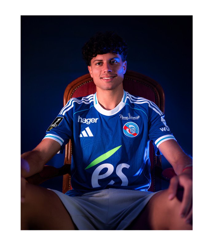  RC Strasbourg Shirt 2025/2026 Thuis - Adidas