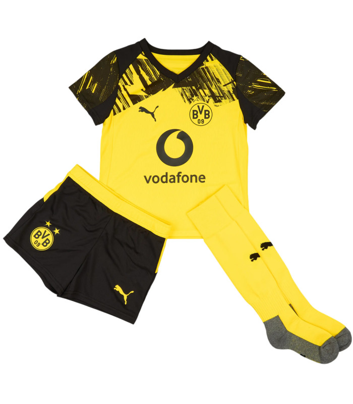 BVB Dortmund Tenue Shirt Korte Broek Sokken Kleine Kind Kids 2025/2026 Thuis - Puma