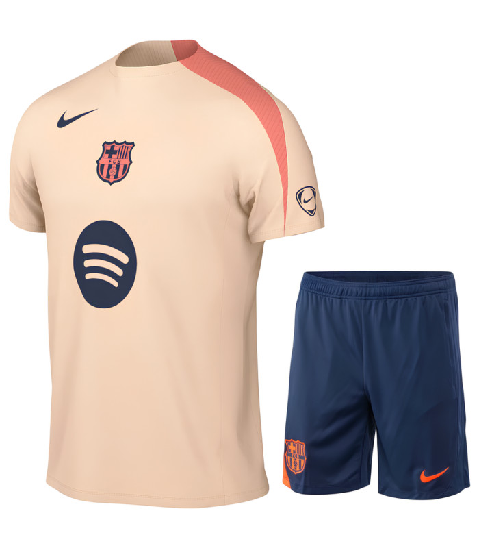  FC Barcelona Kids Tenue Shirt Korte Broek 2025/2026 Training - Nike