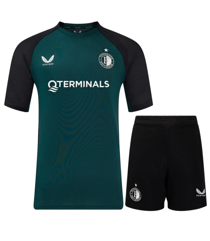 Conjunto Feyenoord Camisa e Calção 2024/2025 Treino