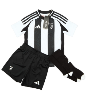 Conjunto Camisola Calções Meias Juventus Criança Pequena 2024/2025 Principal