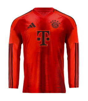 Bayern München Kids Shirt 2024/2025 Lange Mouwen Thuis