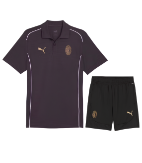 Conjunto AC Milan Polo + Calção 2024/2025 Treino