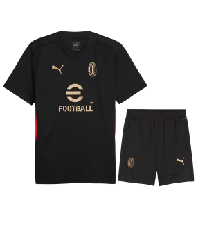 Conjunto AC Milan Camisa e Calção 2024/2025 Treino