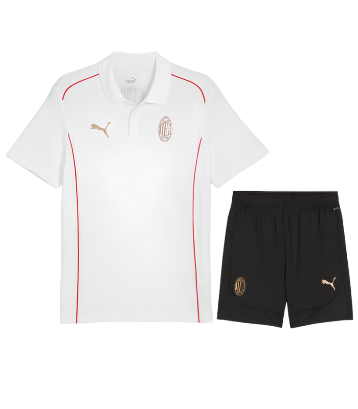 Conjunto AC Milan Polo + Calção 2024/2025 Treino