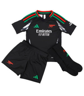 Arsenal Tenue Shirt Korte Broek Sokken Kleine Kind Kids 2024/2025 Uit