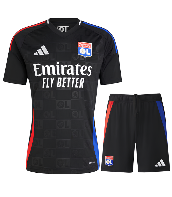 Kit Olympique Lione Maglia e Pantaloncini 2024/2025 Away