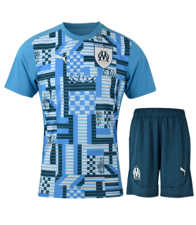 Conjunto OM Olympique Marselha Camisa e Calção 2024/2025 Treino