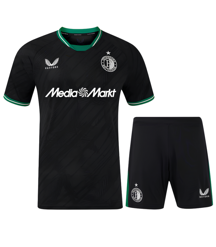 Conjunto Feyenoord Camisa e Calção 2024/2025 Alternativa