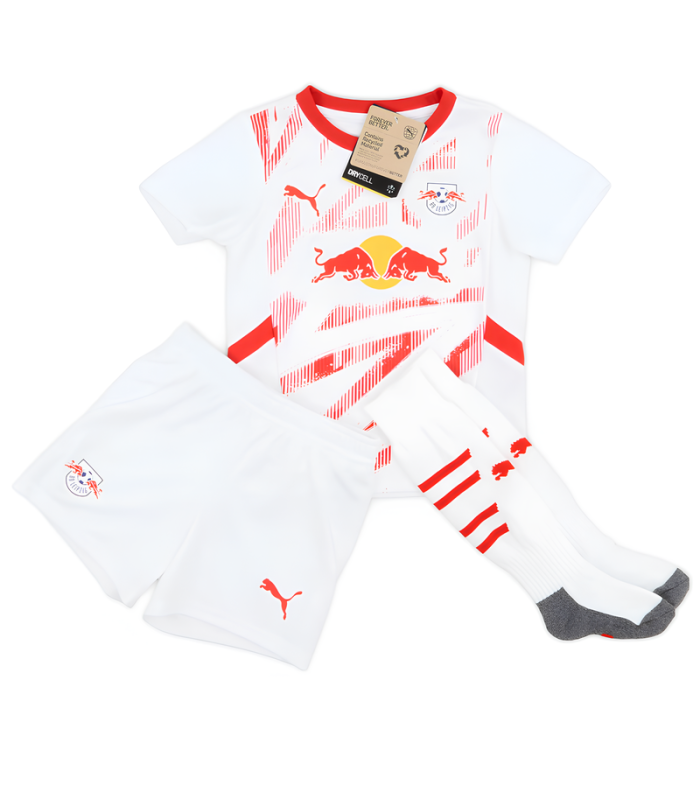 Conjunto Camisola Calções Meias RB Leipzig Criança Pequena 2024/2025 Principal