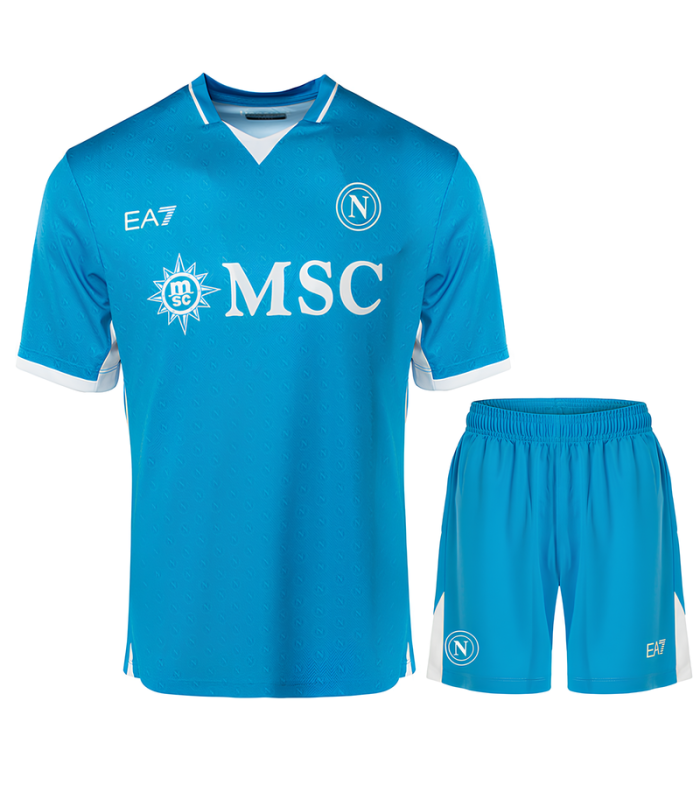 Conjunto Nápoles Camisa e Calção 2024/2025 Principal