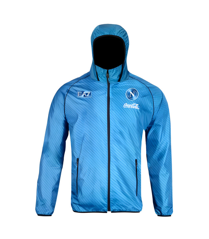 Napoli 2025/2026 Hooded Jacket - EA7 Emporio Armani