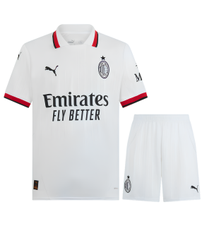 Conjunto AC Milan Camisa e Calção 2024/2025 Alternativa