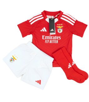 Conjunto Camisola Calções Meias Benfica Lisboa Criança Pequena 2024/2025 Principal