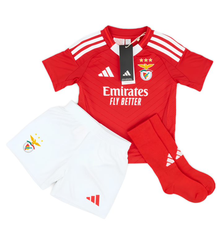 Benfica Lissabon Trikot Shorts Socken Kleinkind Kinder 2024/2025 Heim