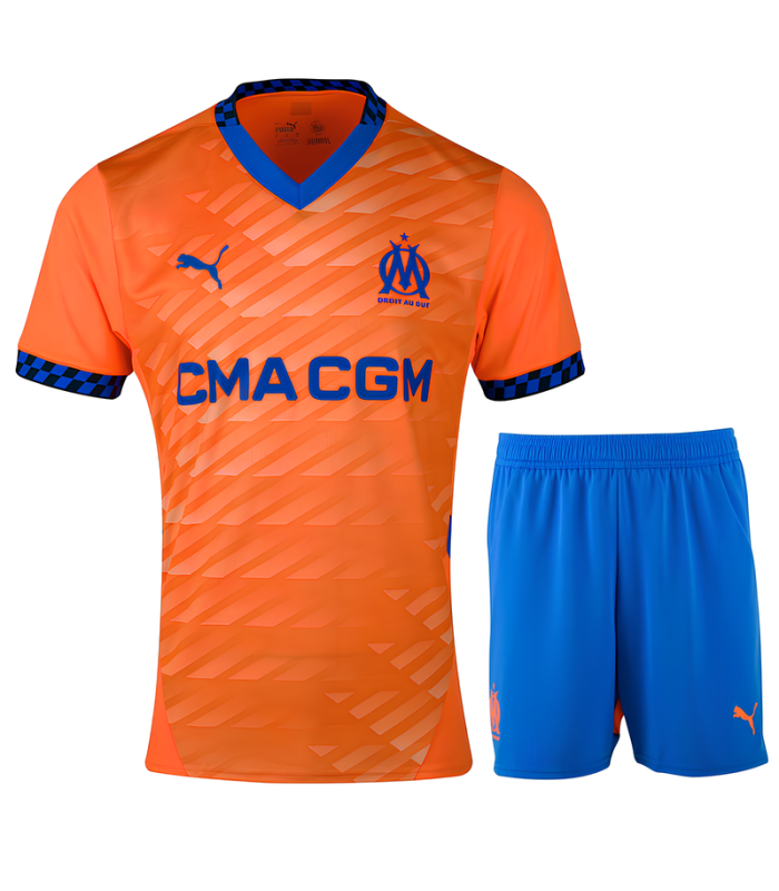 Kit OM Olympique Marsiglia Maglia e Pantaloncini 2024/2025 Terza