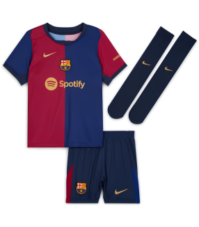 FC Barcelona Trikot Shorts Socken Kleinkind Kinder 2024/2025 Heim