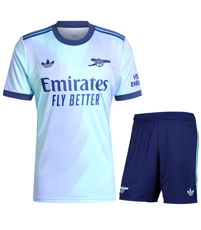 Conjunto Arsenal camiseta y Pantalón Corto 2024/2025 Tercera