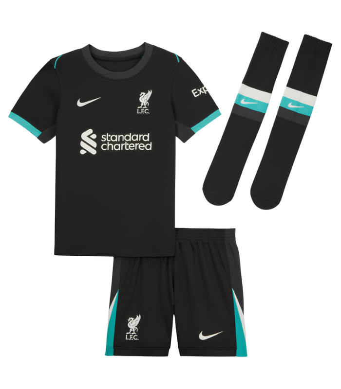 Conjunto Camiseta Pantalones Cortos Calcetines Liverpool Niño Pequeño 2024/2025 Segunda