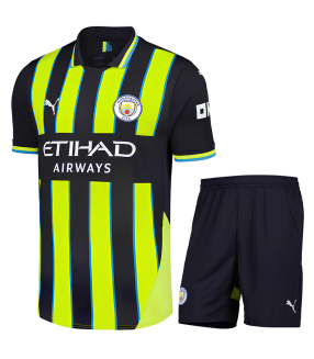 Conjunto Manchester City camiseta y Pantalón Corto 2024/2025 Segunda