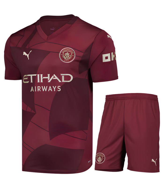 Conjunto Manchester City camiseta y Pantalón Corto 2024/2025 Tercera