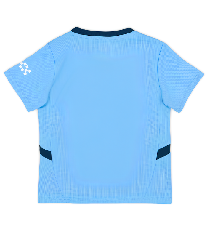 Conjunto Camisola Calções Meias Manchester City Criança Pequena 2024/2025 Principal