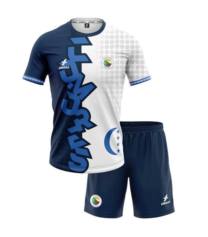 Komoren Kinder Shirt Short Kit 2026 Training - Dkali