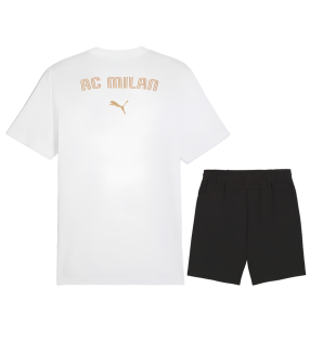 Conjunto AC Milan camiseta y Pantalón Corto 2024/2025 Entrenamiento