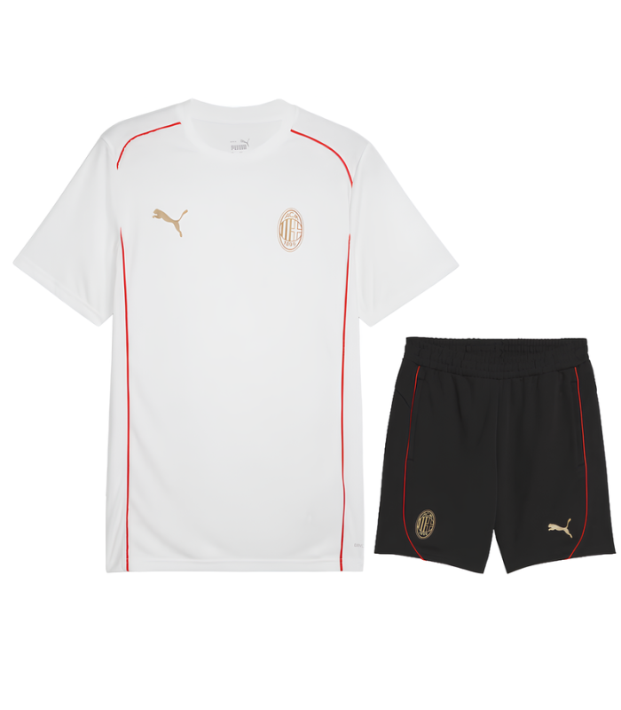 Conjunto AC Milan camiseta y Pantalón Corto 2024/2025 Entrenamiento