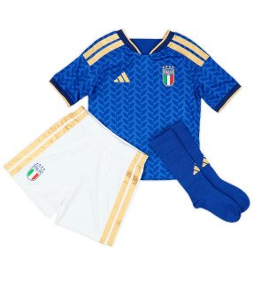 Kit Maglia Pantaloncini Calze Italia Bambino Piccolo COPPA DEL MONDO 2026/2027 Home - Adidas