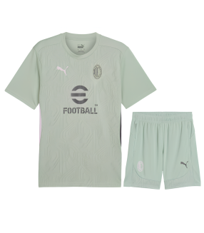 Conjunto AC Milan camiseta y Pantalón Corto 2024/2025 Entrenamiento