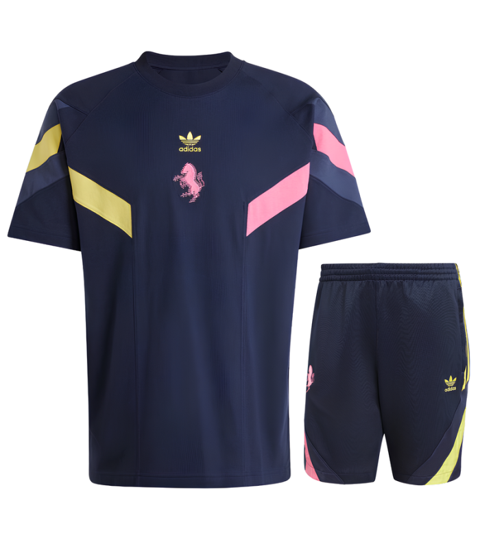 Conjunto Juventus camiseta y Pantalón Corto 2024/2025 Entrenamiento