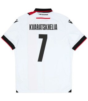 Maillot Géorgie Kvaratskhelia 2025/2026 Domicile - Macron