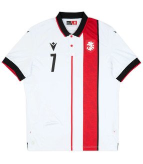 Maillot Géorgie Kvaratskhelia 2025/2026 Domicile - Macron