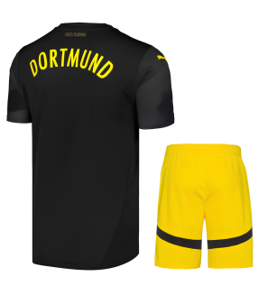 Conjunto BVB Dortmund Camisa e Calção 2024/2025 Alternativa