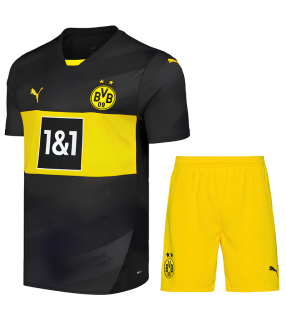 Conjunto BVB Dortmund Camisa e Calção 2024/2025 Alternativa