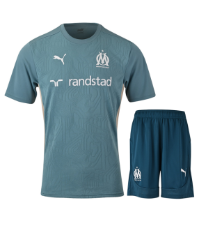 Conjunto OM Olympique Marselha Camisa e Calção 2024/2025 Treino