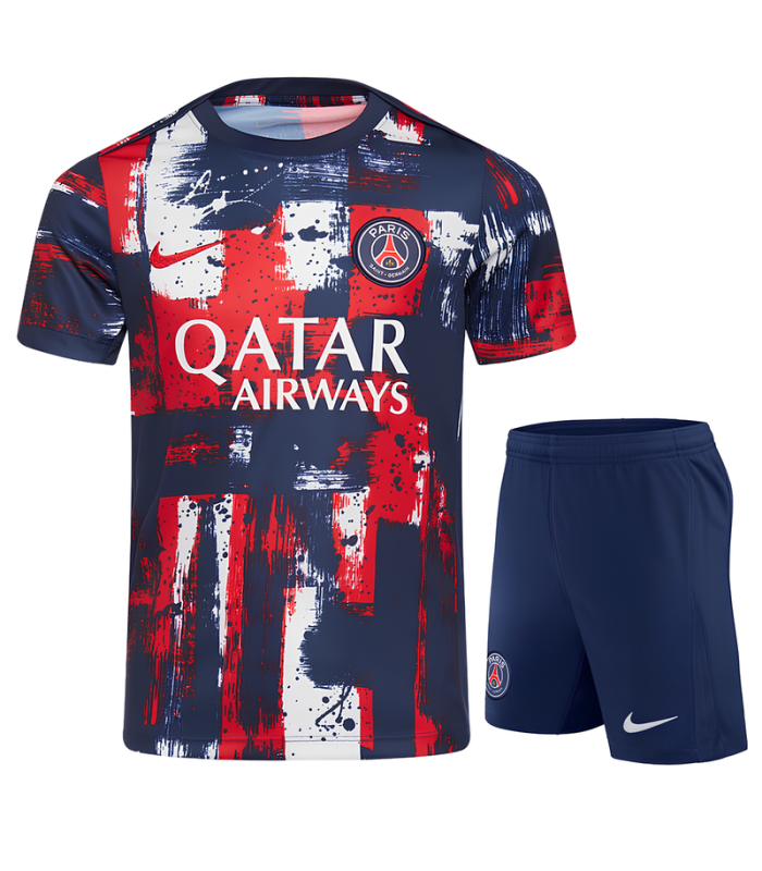 Ensemble Maillot Short PSG Paris 2024/2025 Entrainement