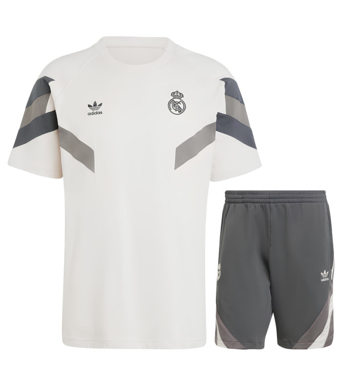 Conjunto Real Madrid Camisa e Calção 2024/2025 Treino