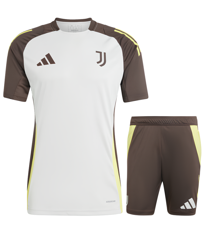 Conjunto Juventus camiseta y Pantalón Corto 2024/2025 Entrenamiento Liga de Campeones