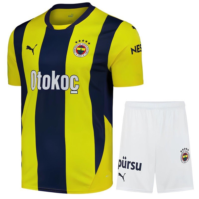 Ensemble Maillot Short Ensemble Fenerbahce 2024/2025 Domicile